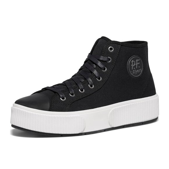PF Flyers Unixes High-Top Black Canvas Sneakers Womens Size 9 Mens 7.5 - Picture 6 of 12